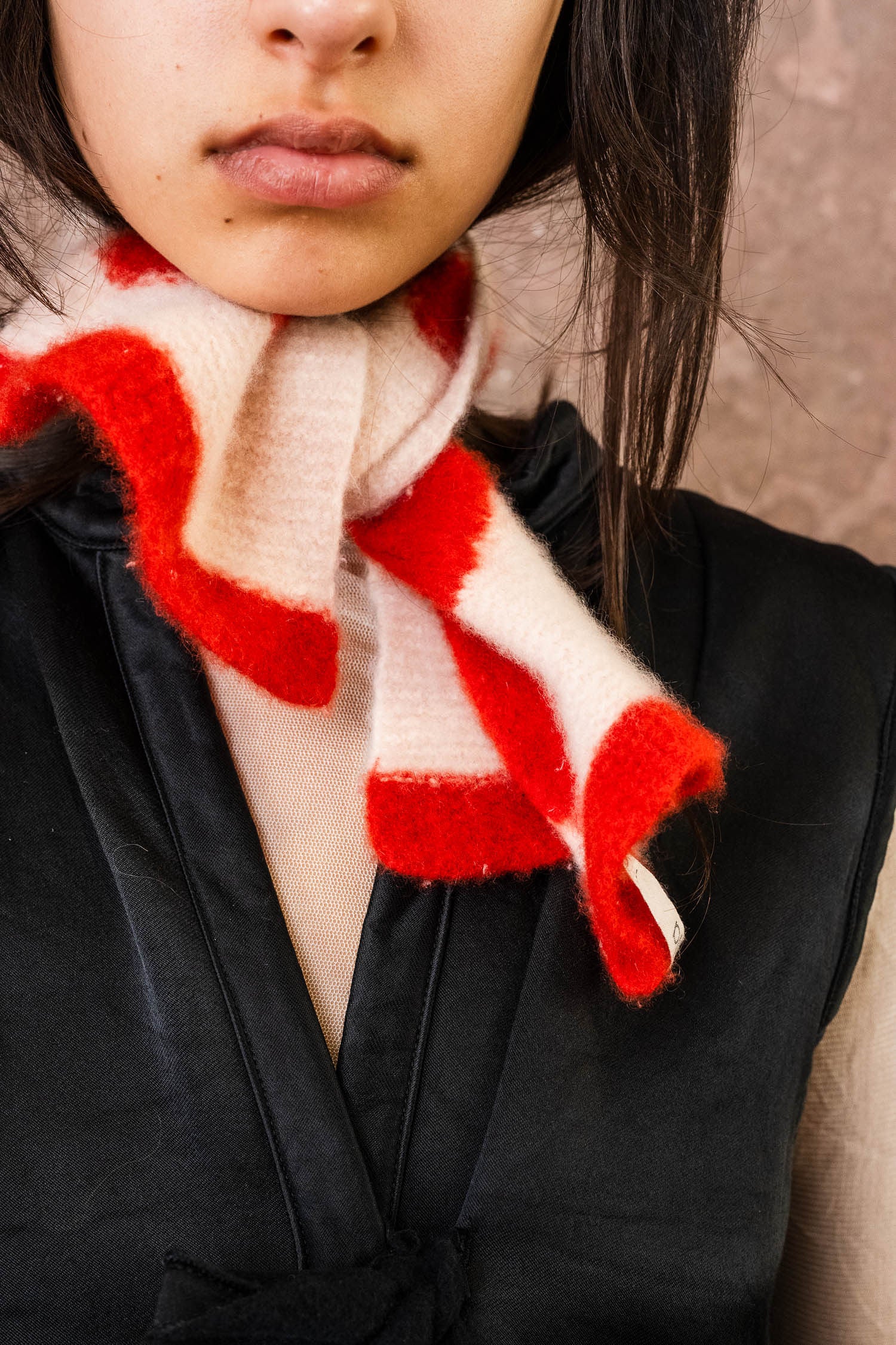flower scarf cashmere