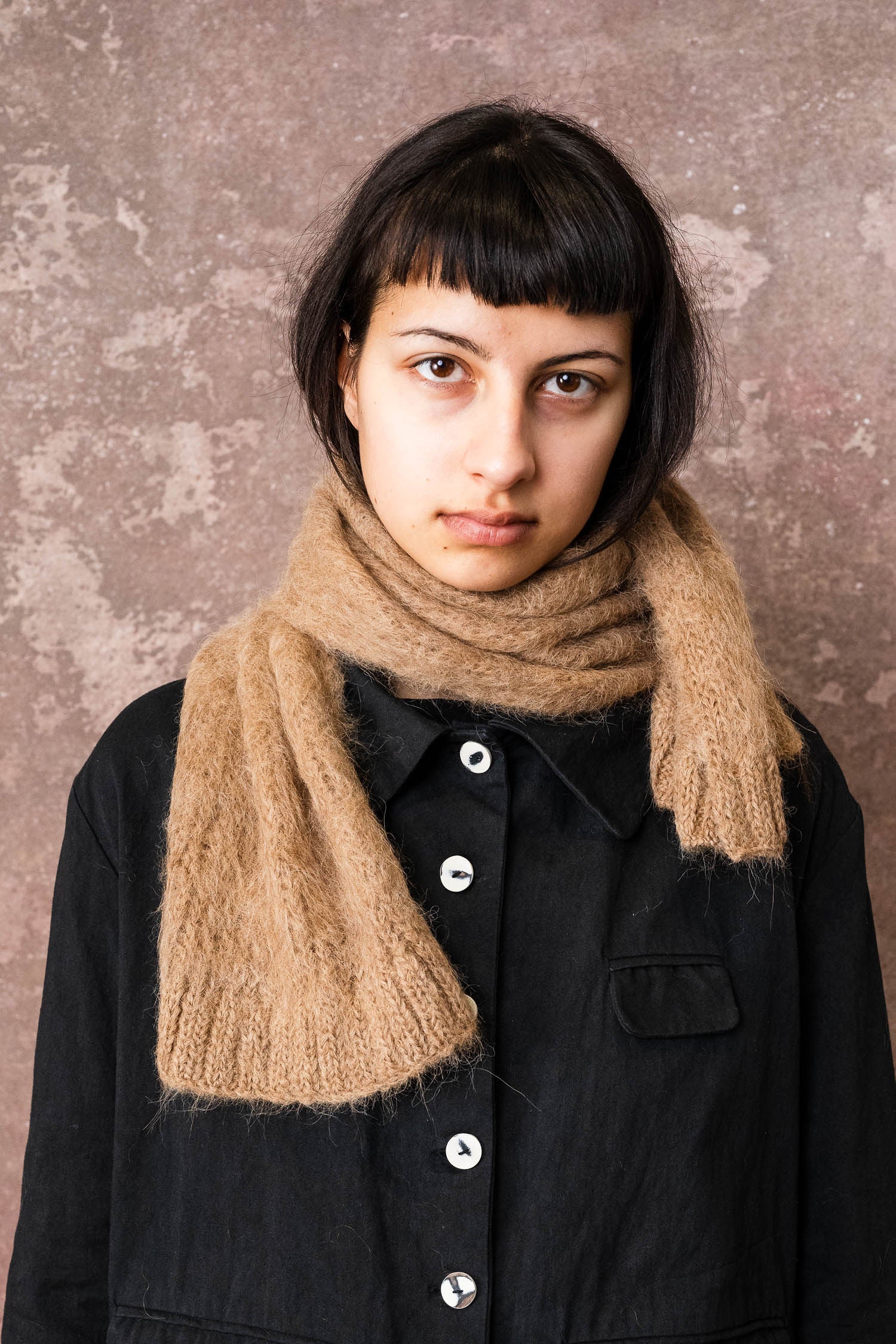 fluffy small scarf