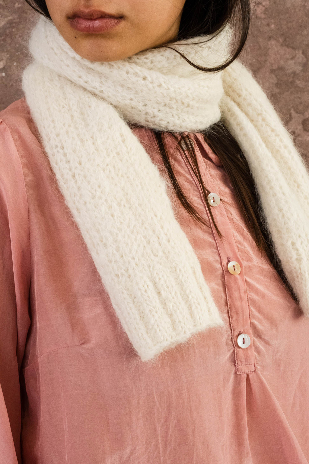fluffy small scarf
