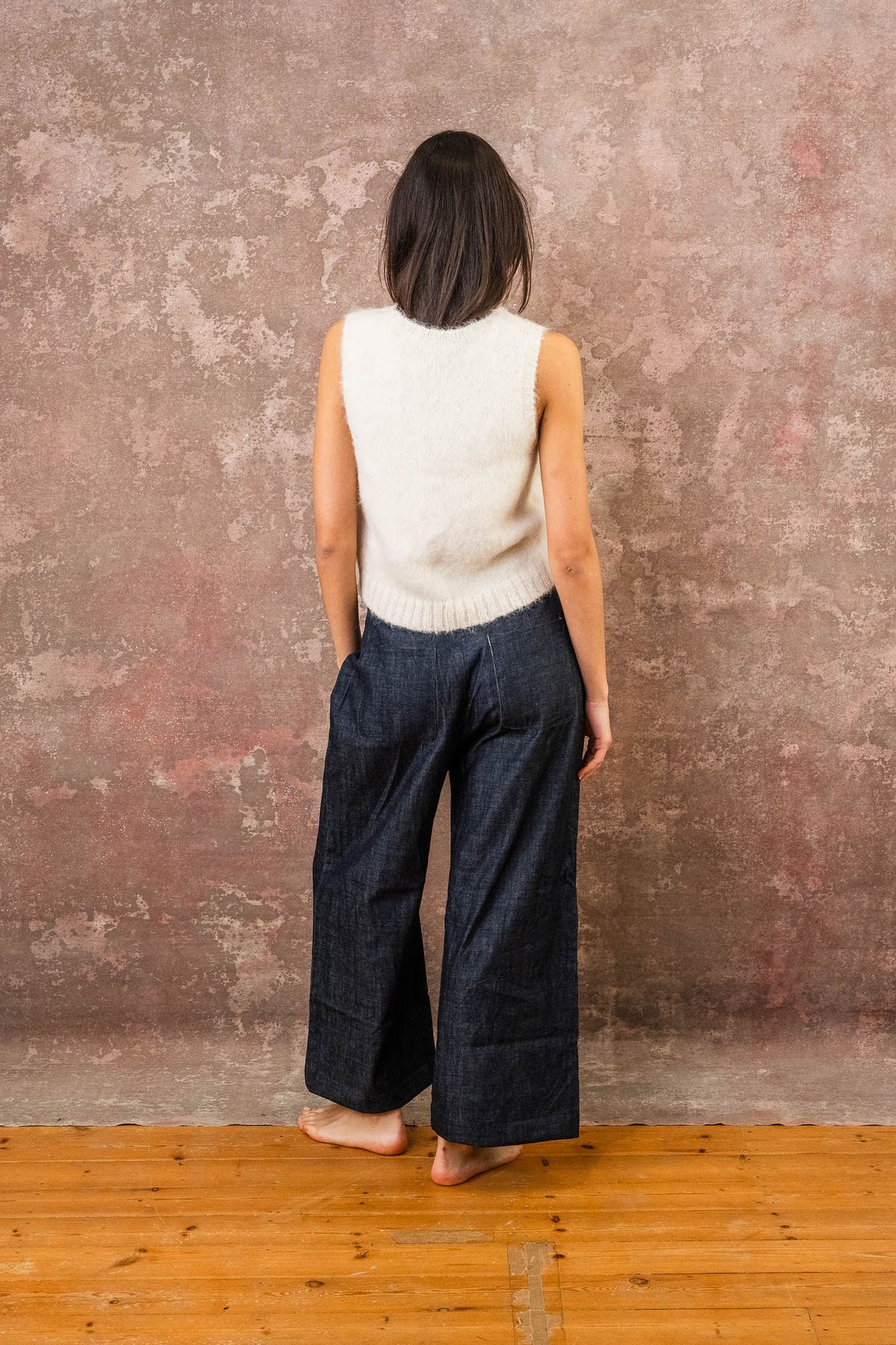 hem pants denim