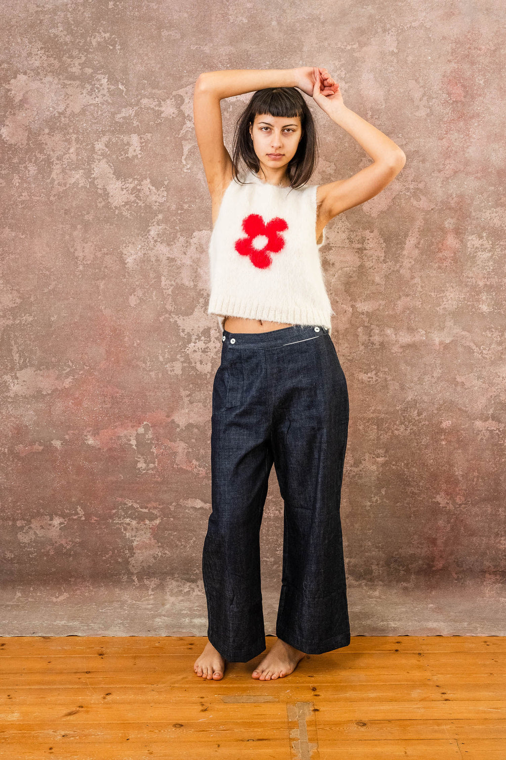 hem pants denim