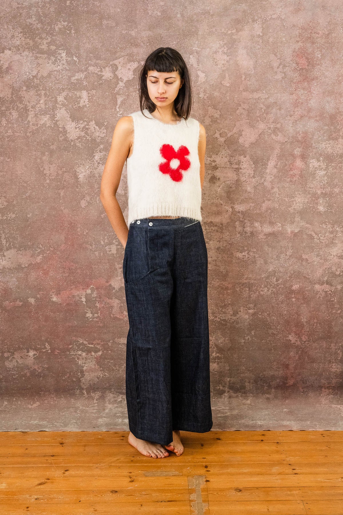 hem pants denim