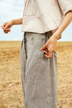 sale freedom pants linen chambray
