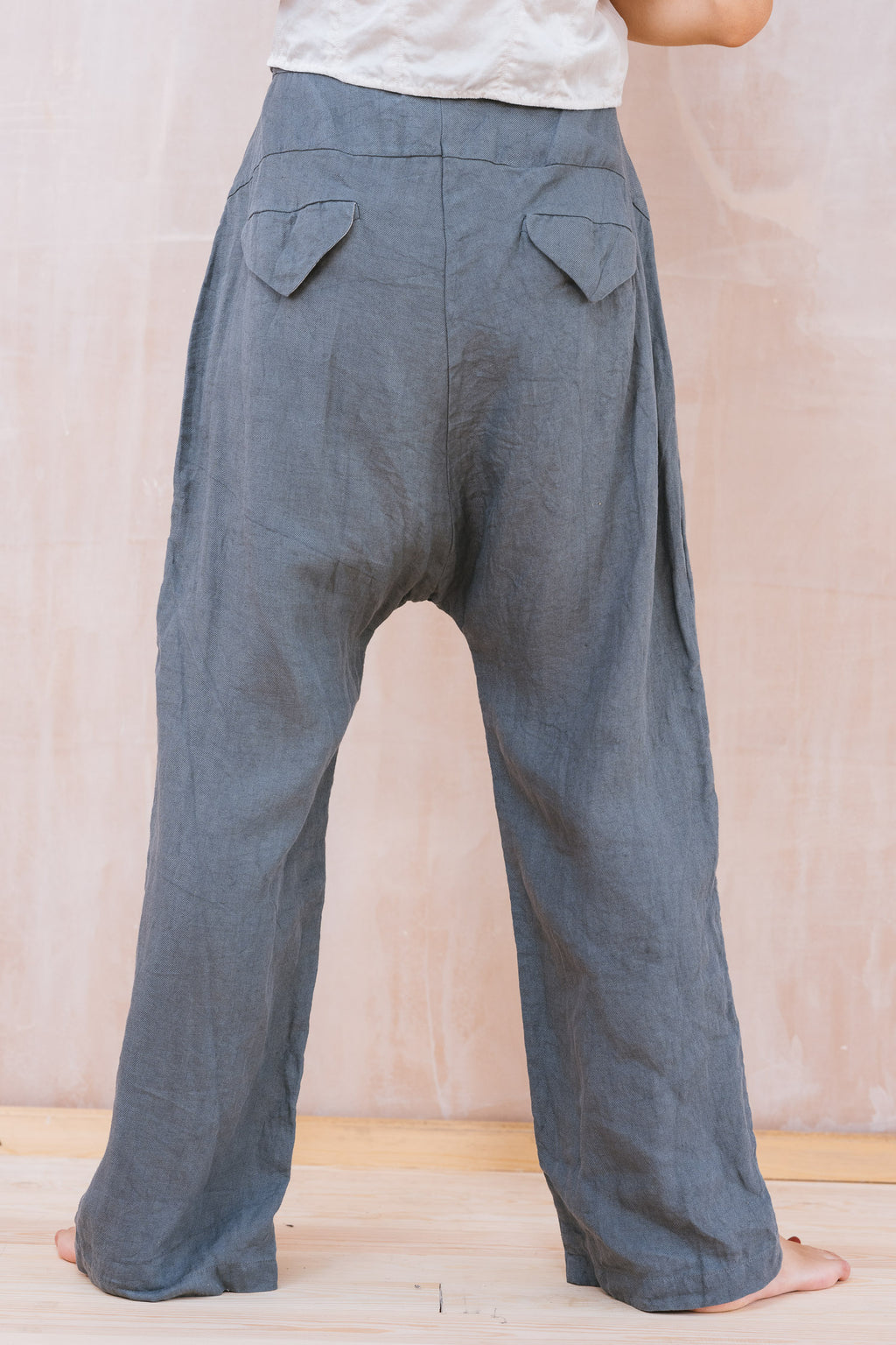 french painter pants linen