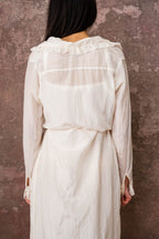 frill dress silk cotton voile