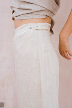 hem pants linen