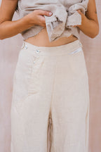hem pants linen