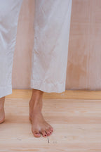 japan pants silk cotton satin