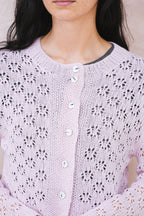 nickel cardigan lacey cotton cashmere