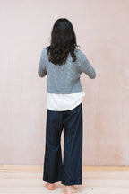 nickel cardigan lacey cotton cashmere