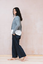nickel cardigan lacey cotton cashmere