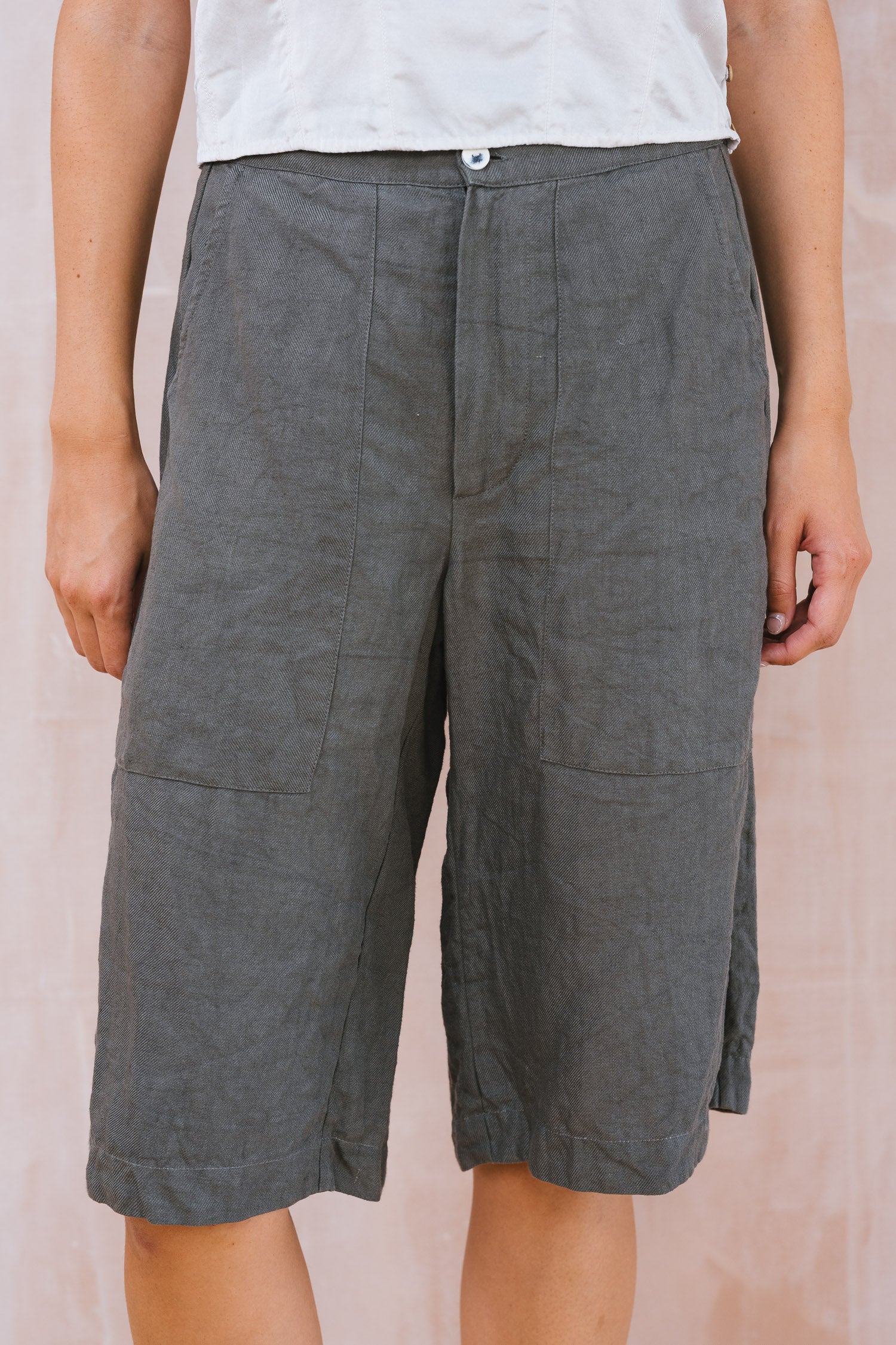 long shorts linen