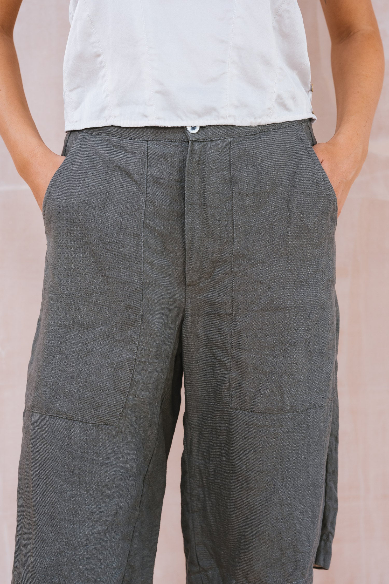 long shorts linen