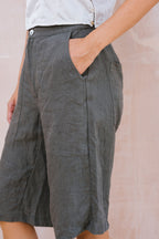 long shorts linen