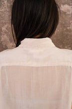 man shirt silk cotton voile