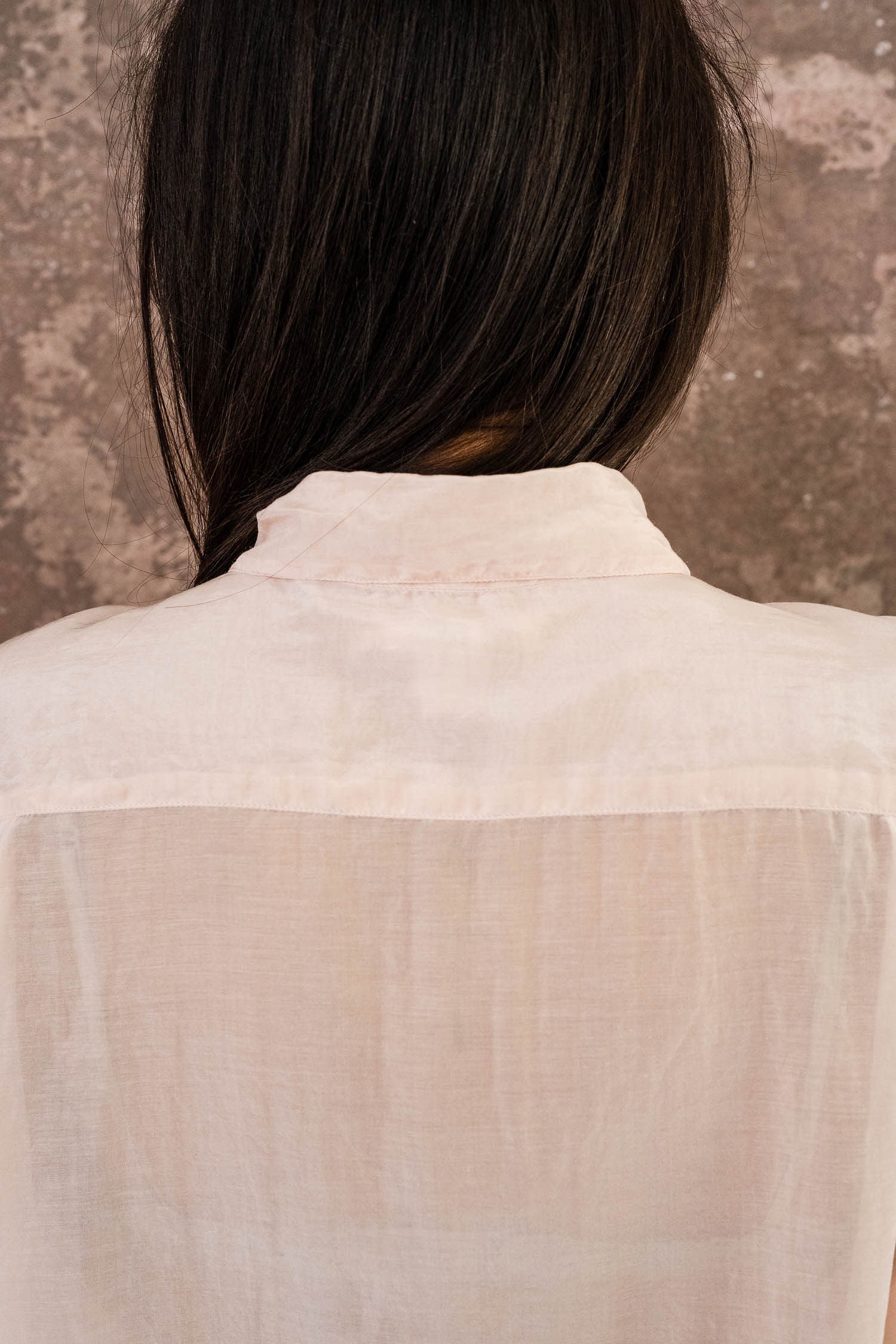 man shirt silk cotton voile