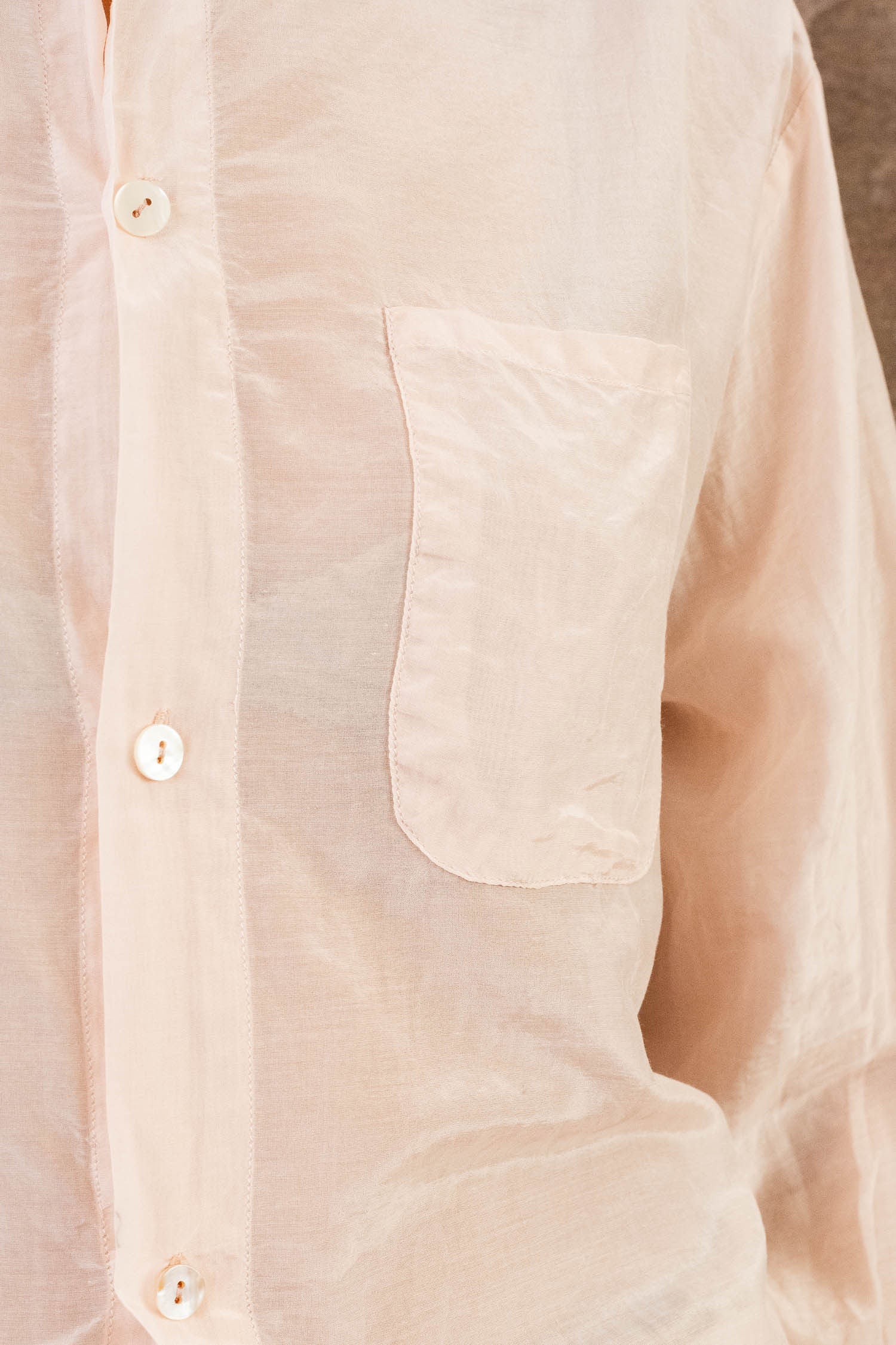 man shirt silk cotton voile