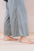 mud pants silk cotton satin