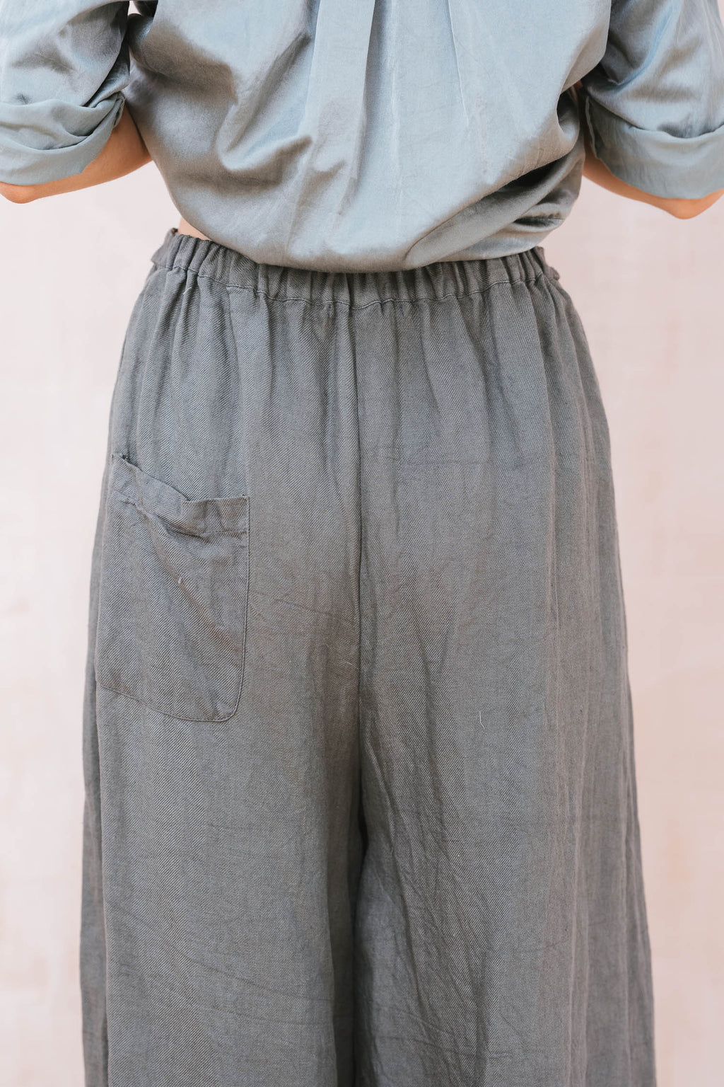mud pants linen