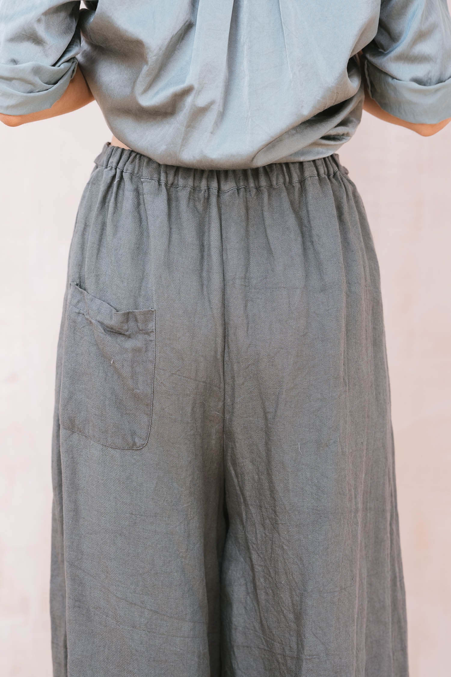 mud pants linen
