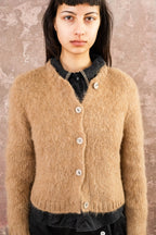 fluffy alpaca nickel cardi