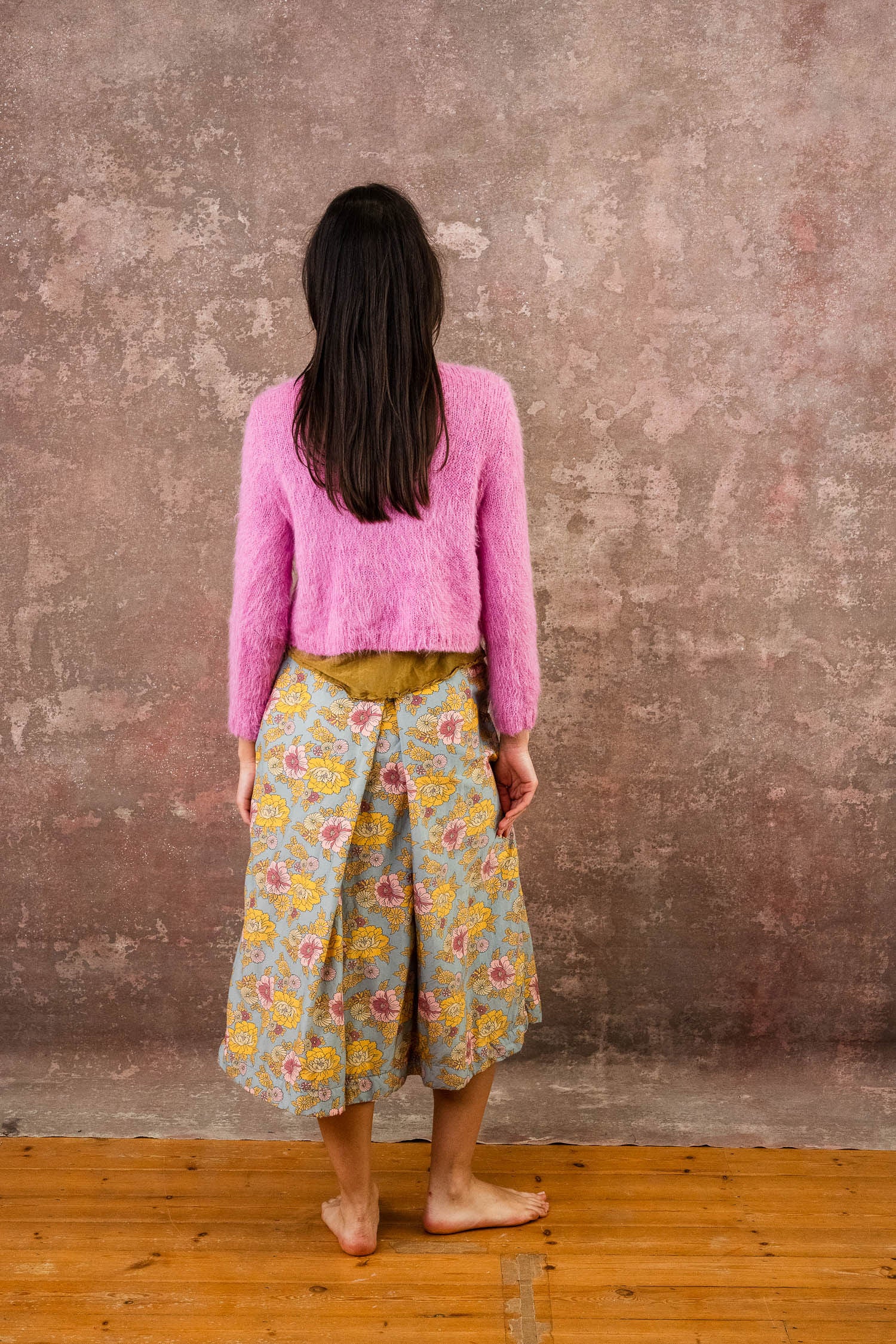 rowan skirt silk cotton print