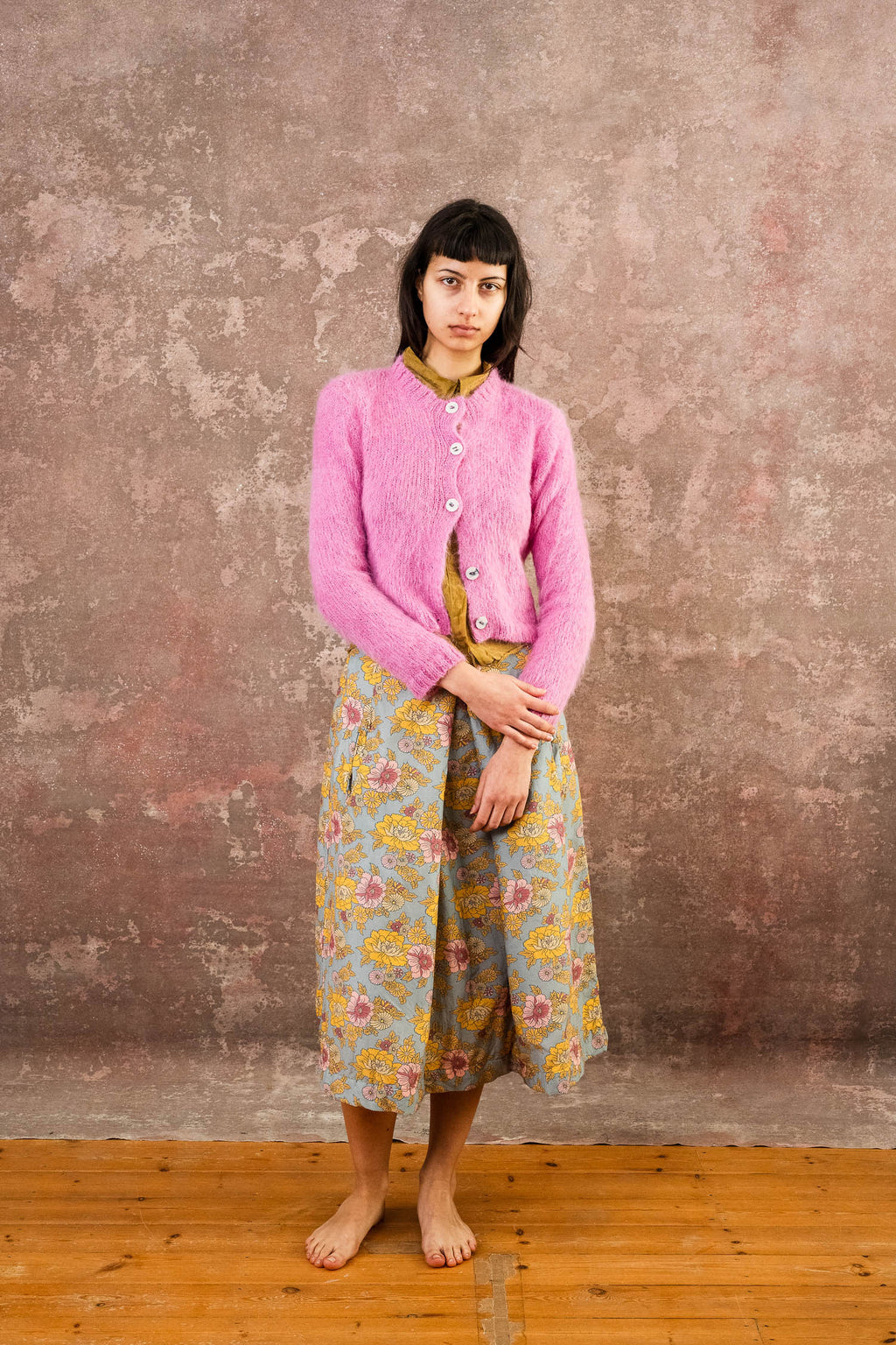 rowan skirt silk cotton print