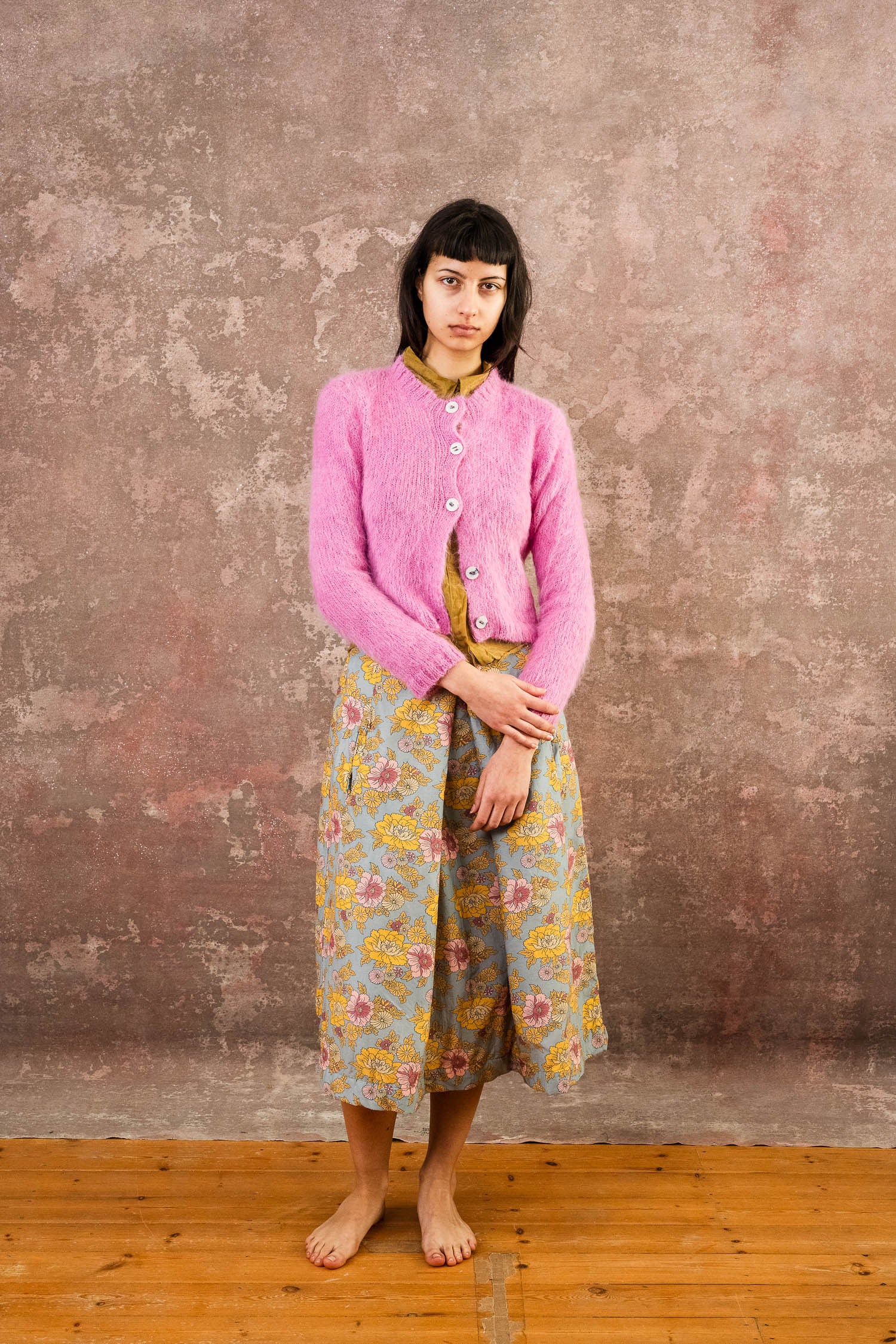 rowan skirt silk cotton print