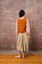 plain fluffy alpaca vest