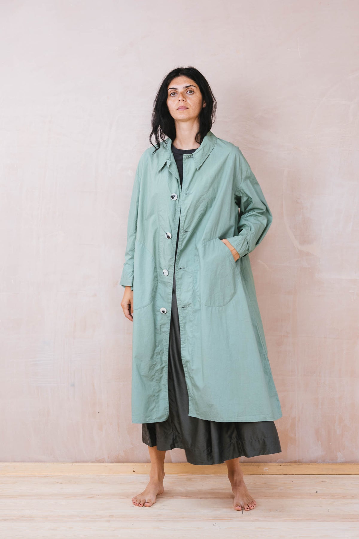 palace coat cotton poplin