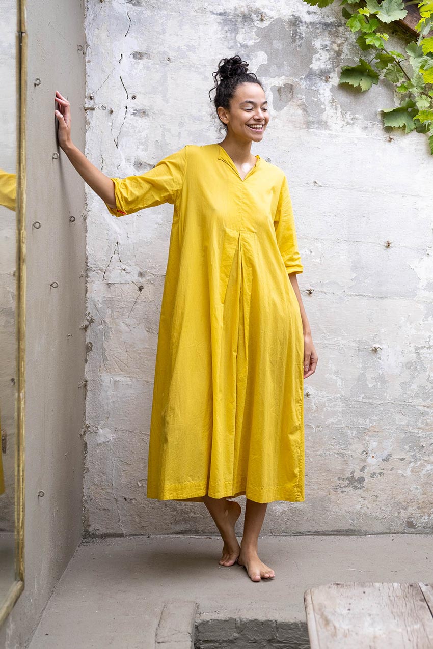 sale pleat in dress long