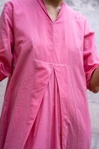 sale pleat in dress long
