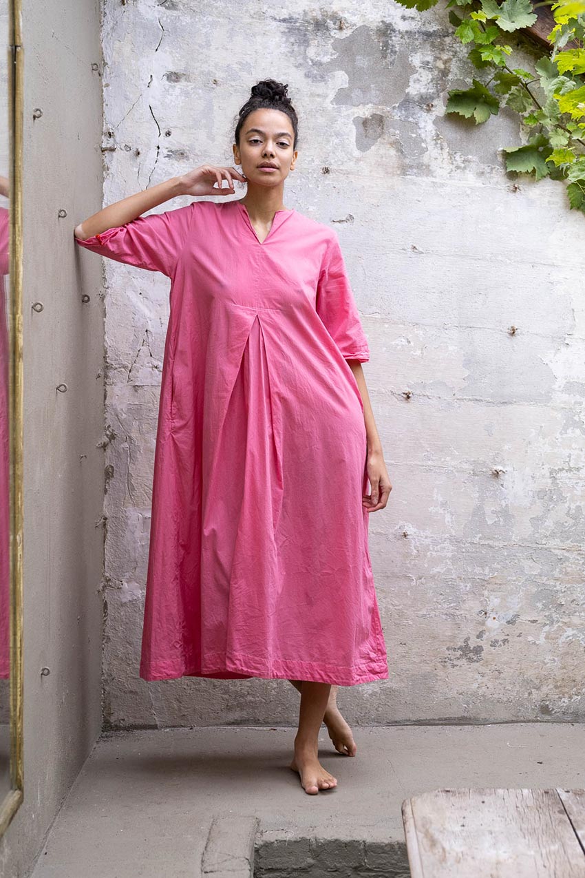 sale pleat in dress long