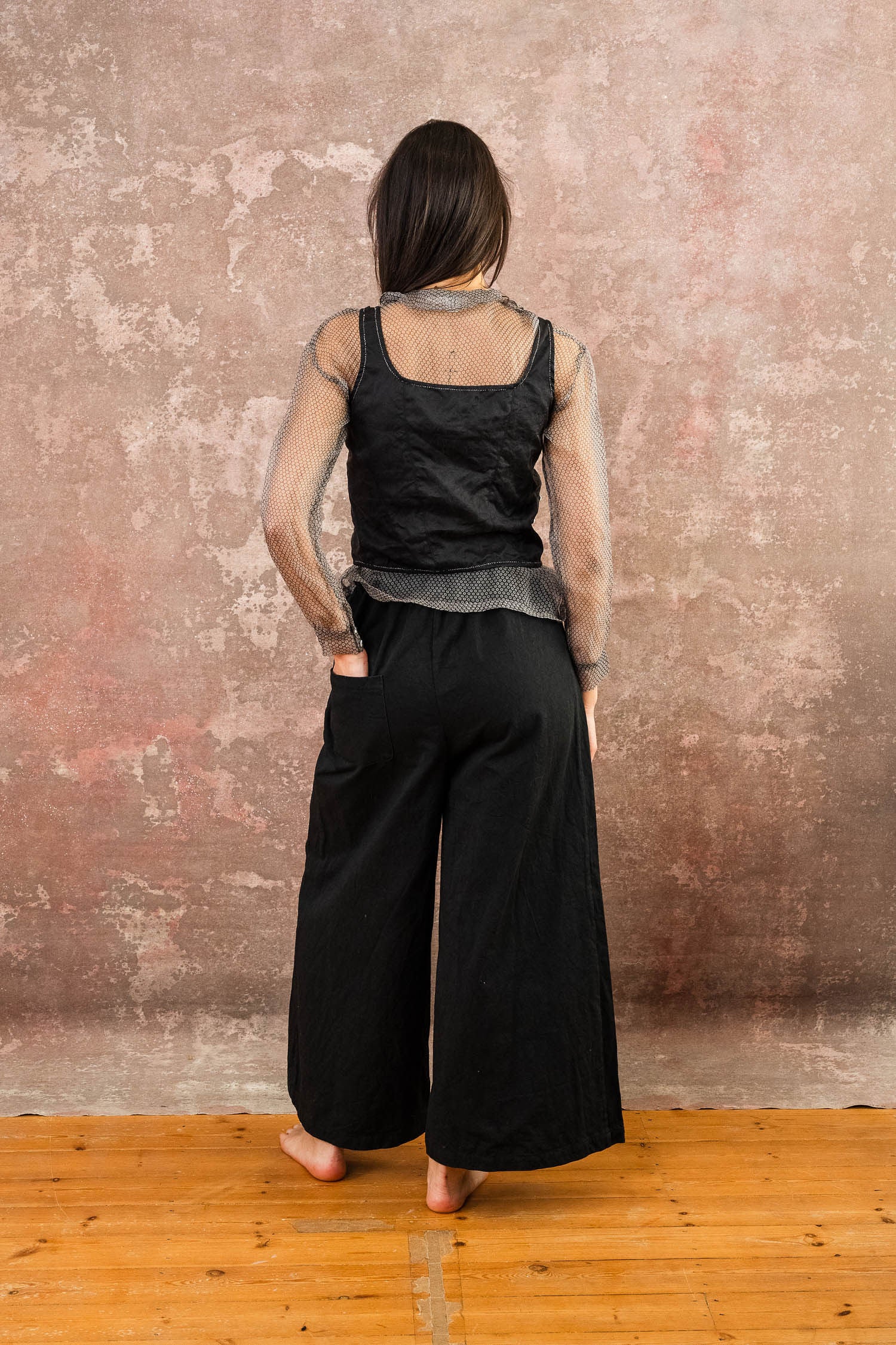 corset top silk cotton croccante