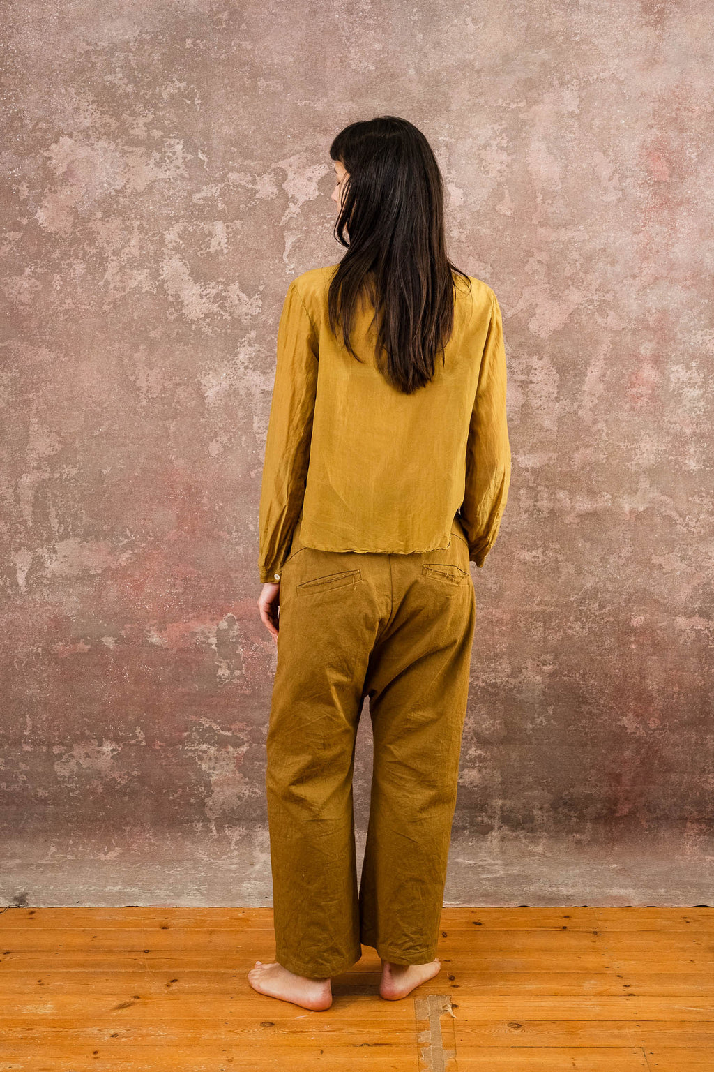 tin pants cotton twill