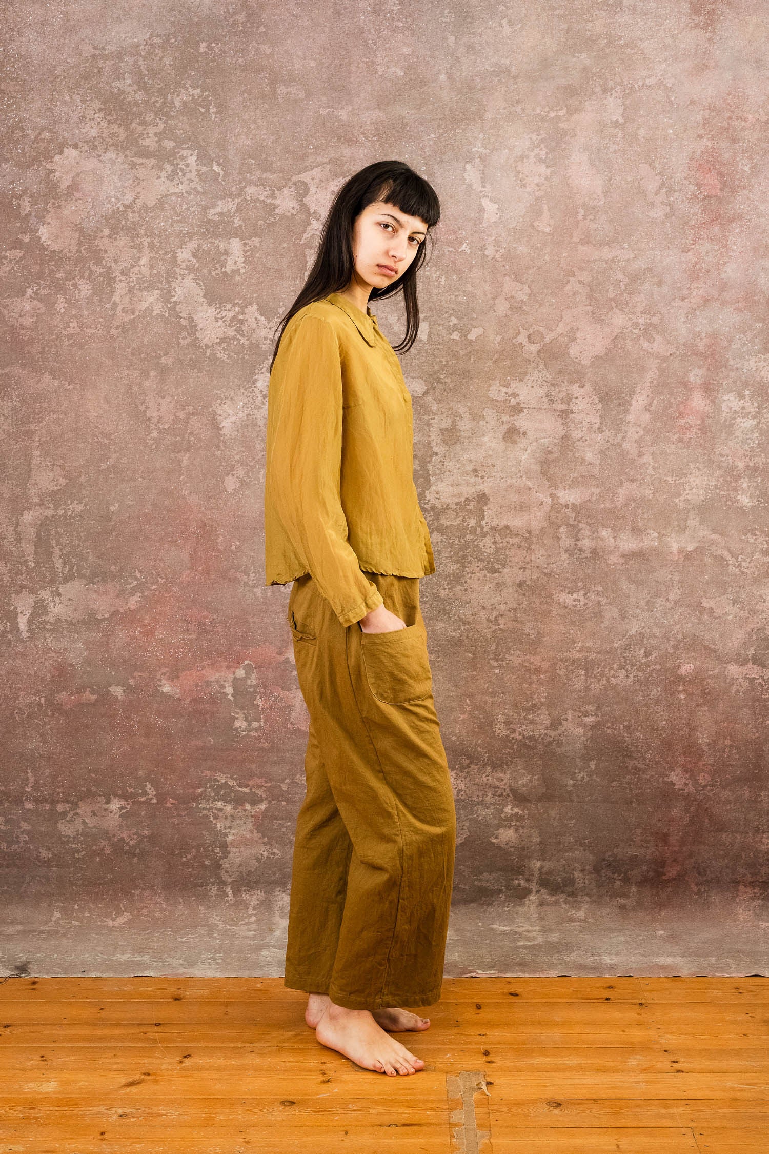 tin pants cotton twill