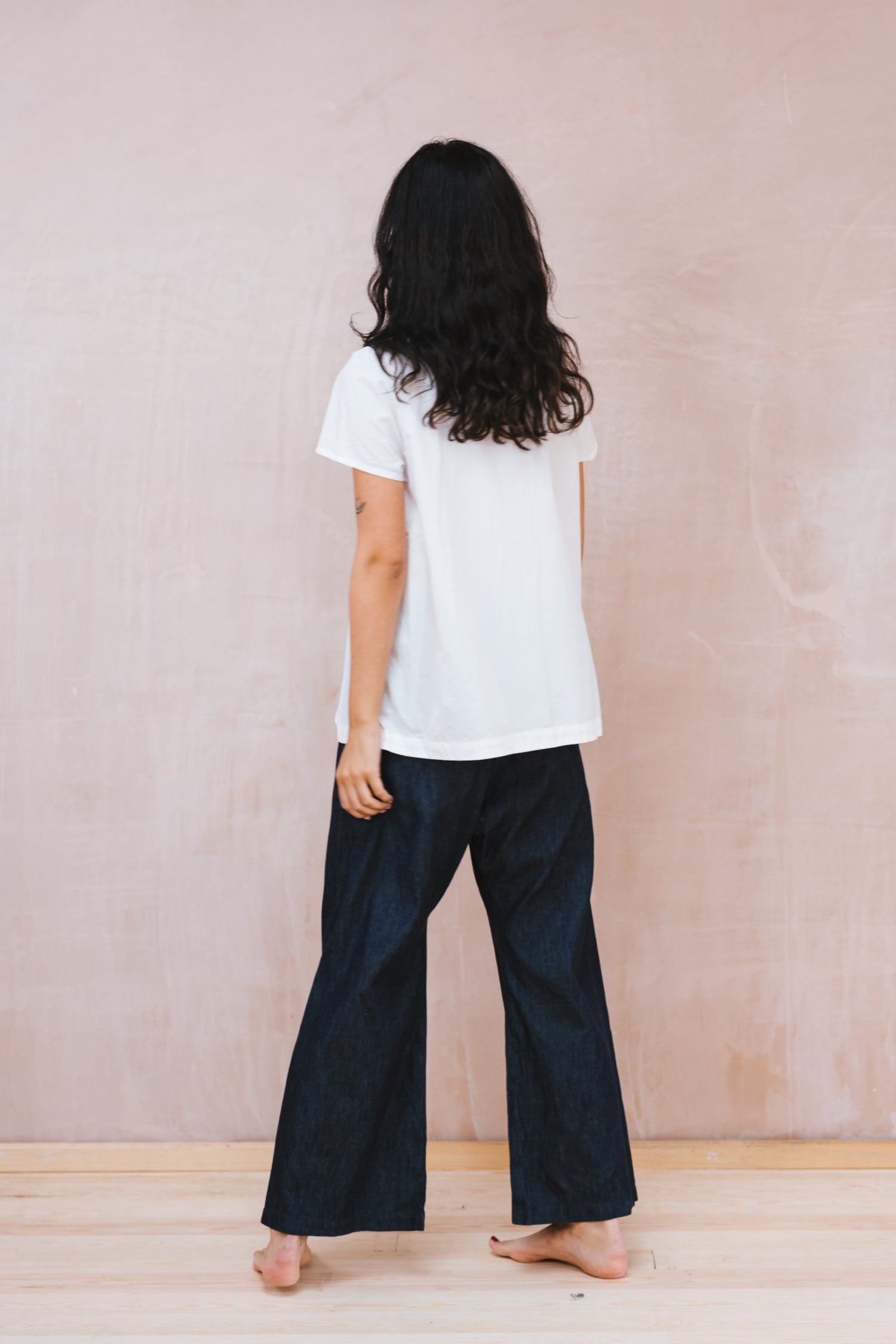 wide leg japan pants denim
