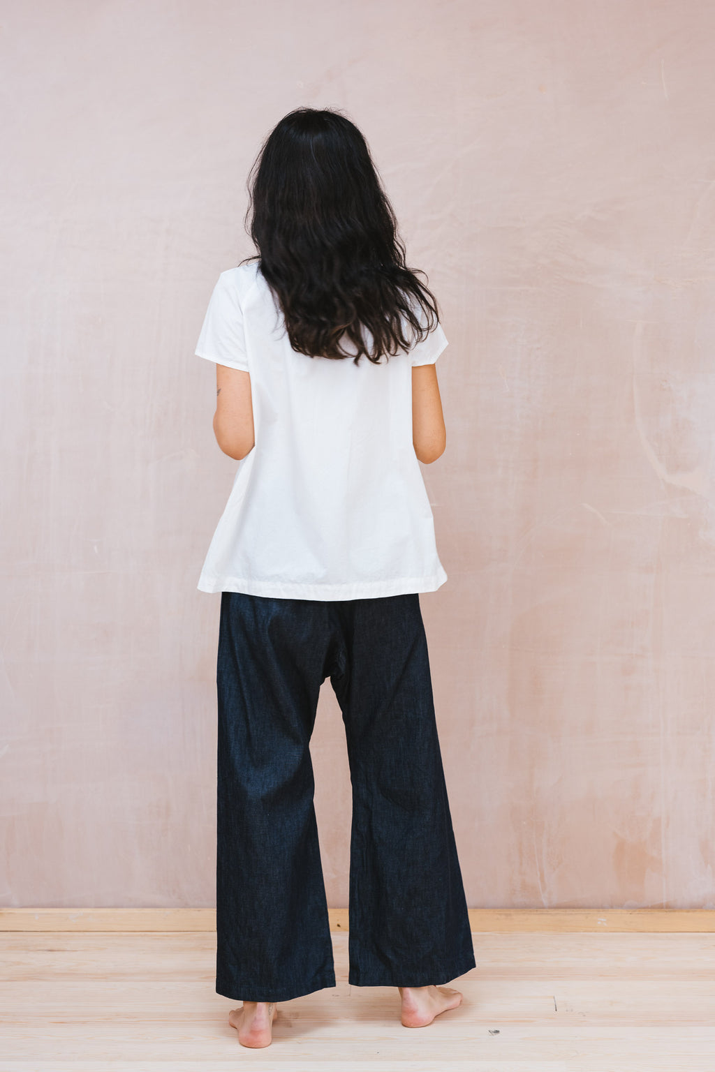 smock top cotton poplin