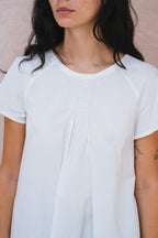 smock top cotton poplin