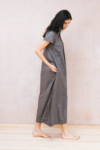 smock dress cotton poplin