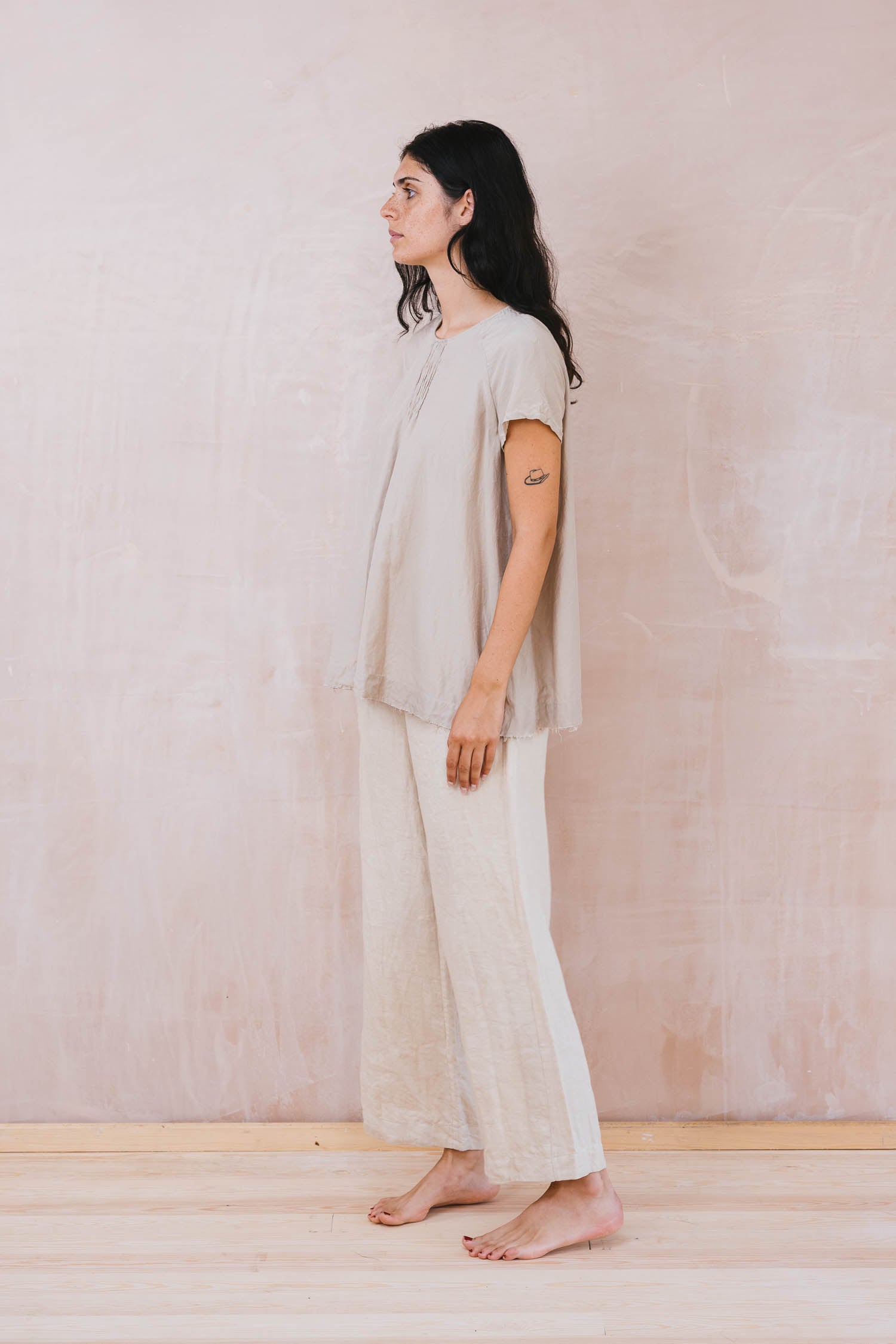hem pants linen