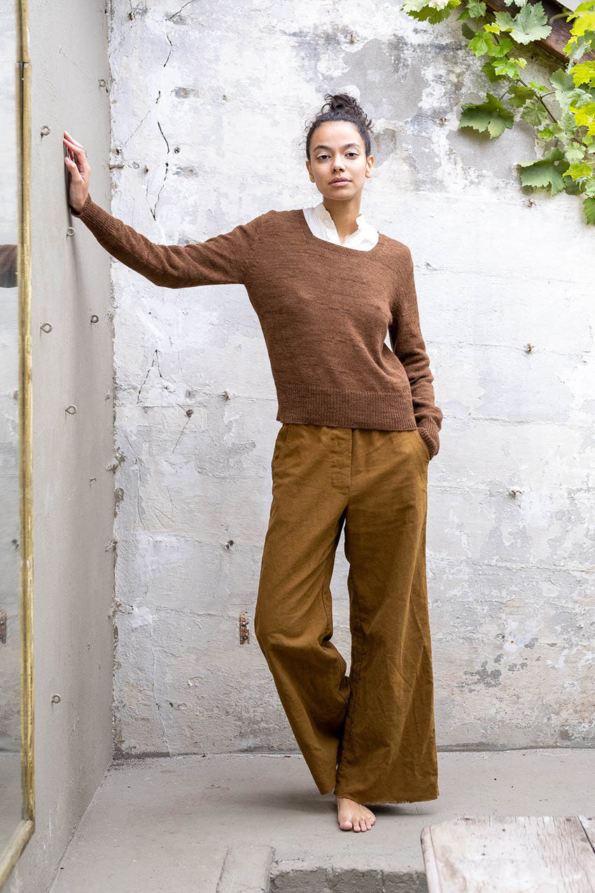 sale shannon pants natural dye twill