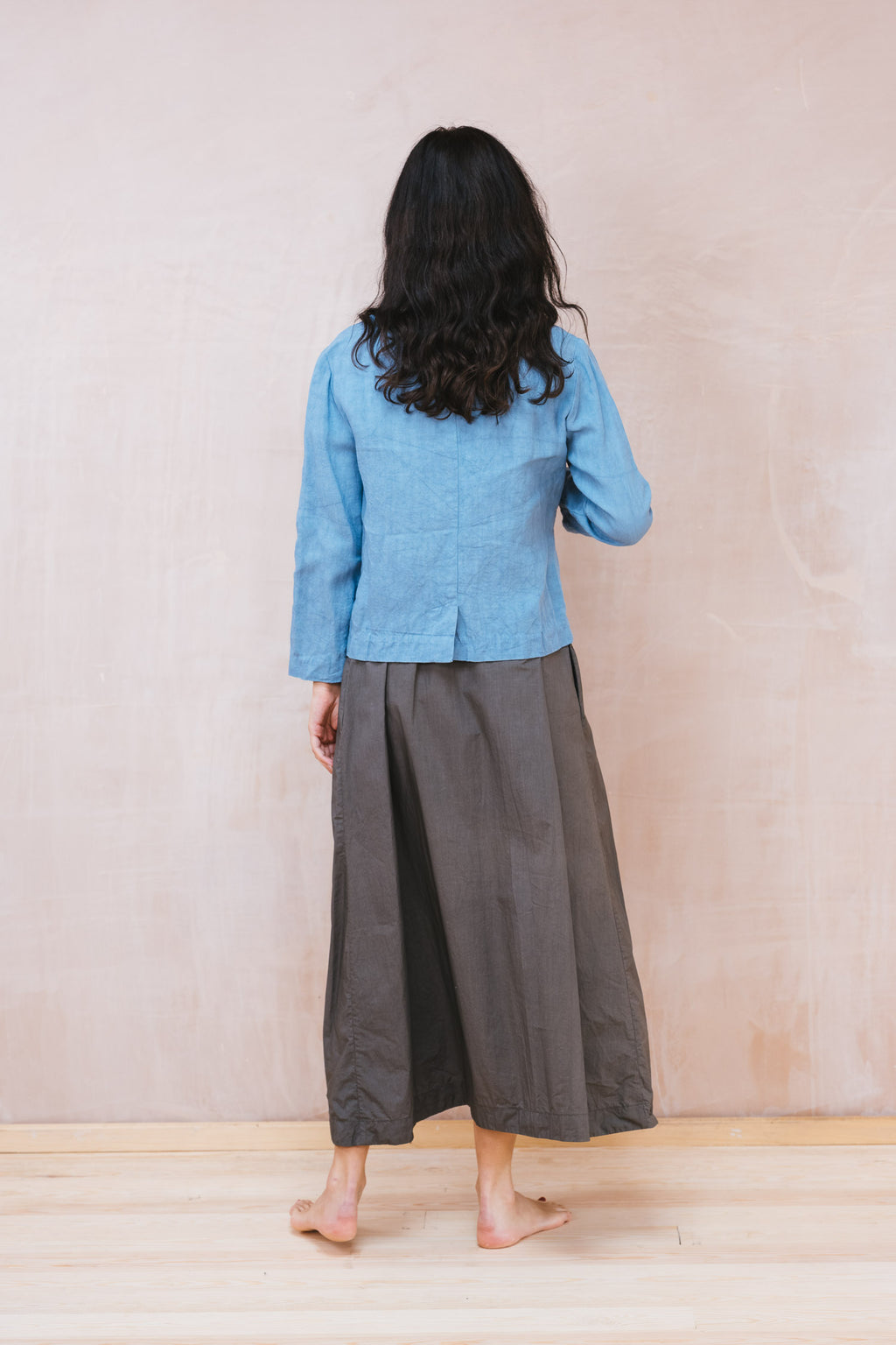 smock dress cotton poplin