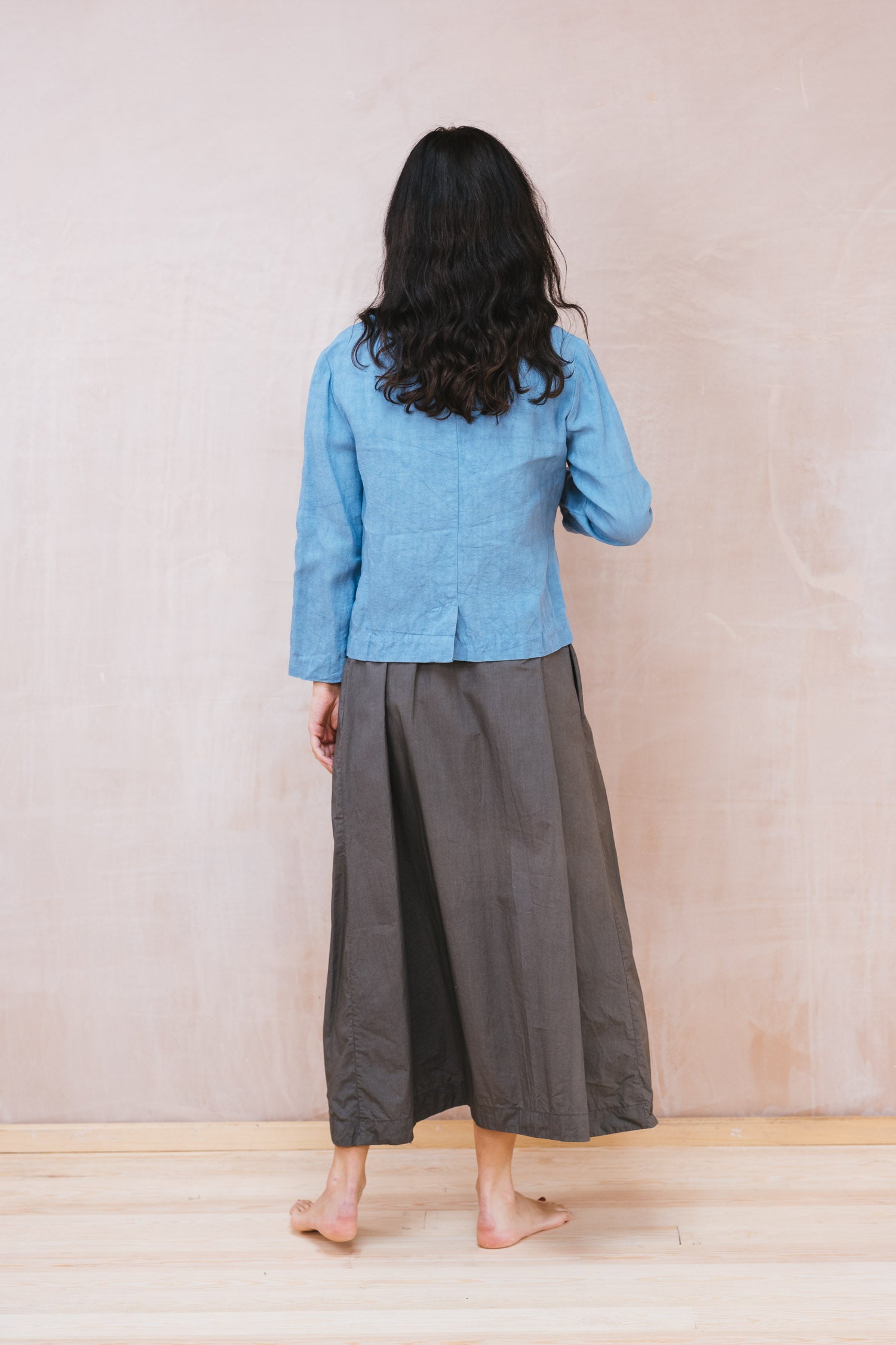 smock dress cotton poplin