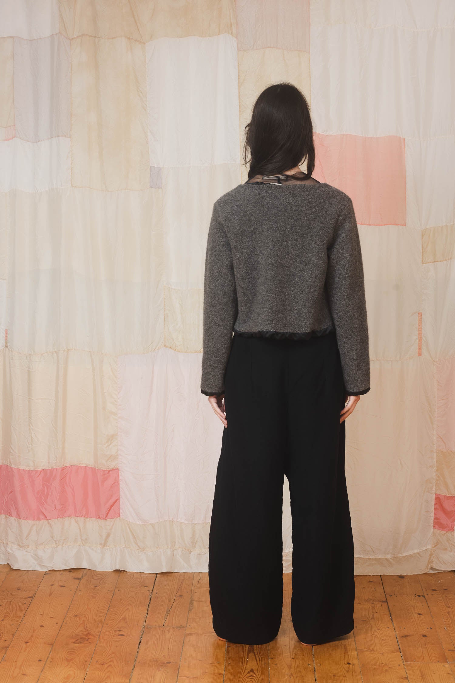 sale tailored wide leg pants
