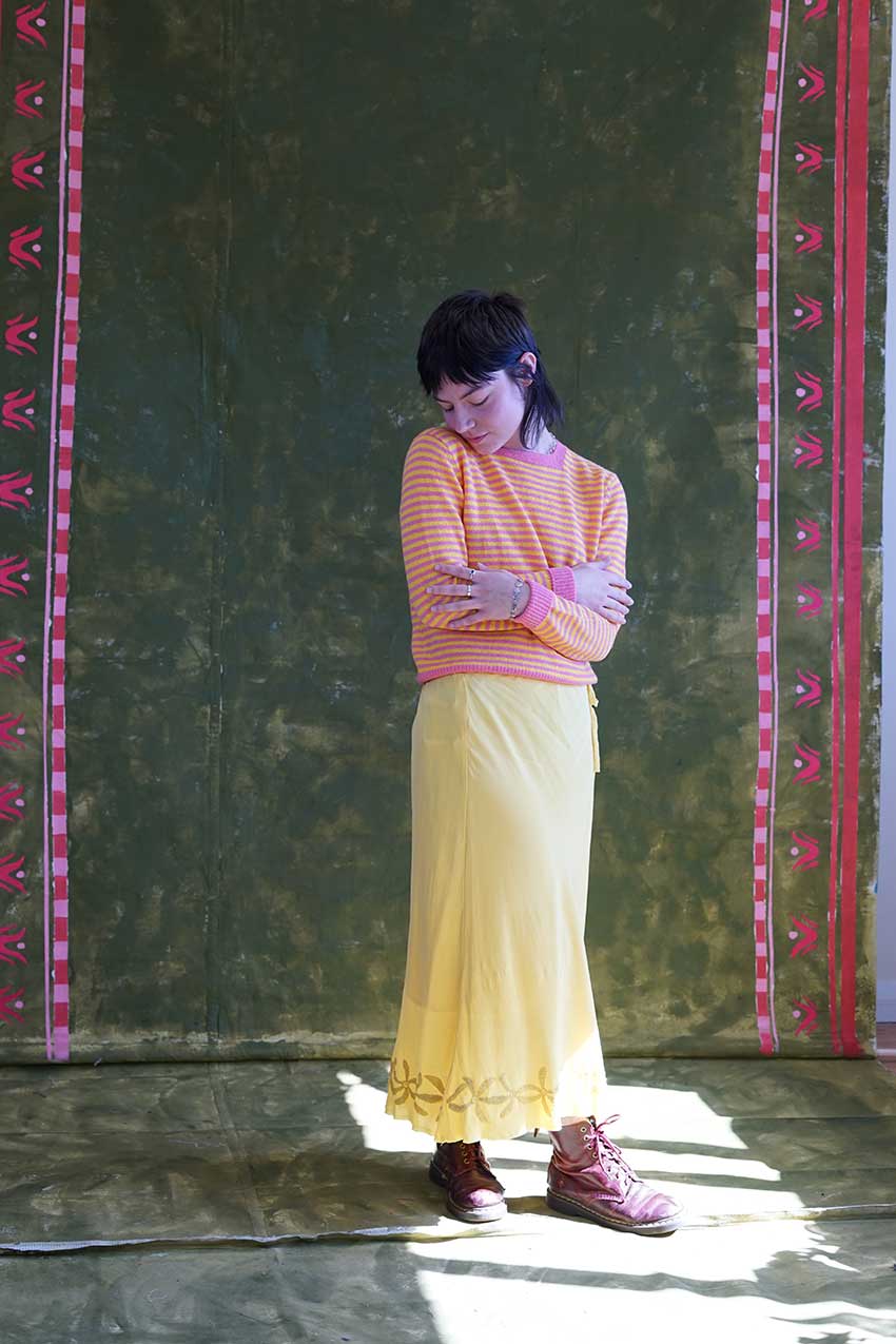sale cutwork flower skirt