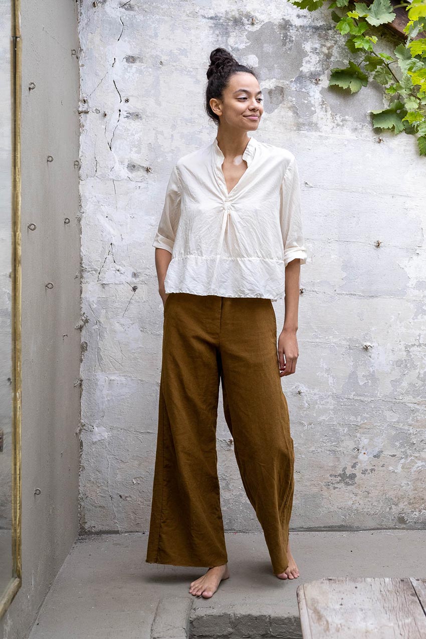 sale shannon pants natural dye twill