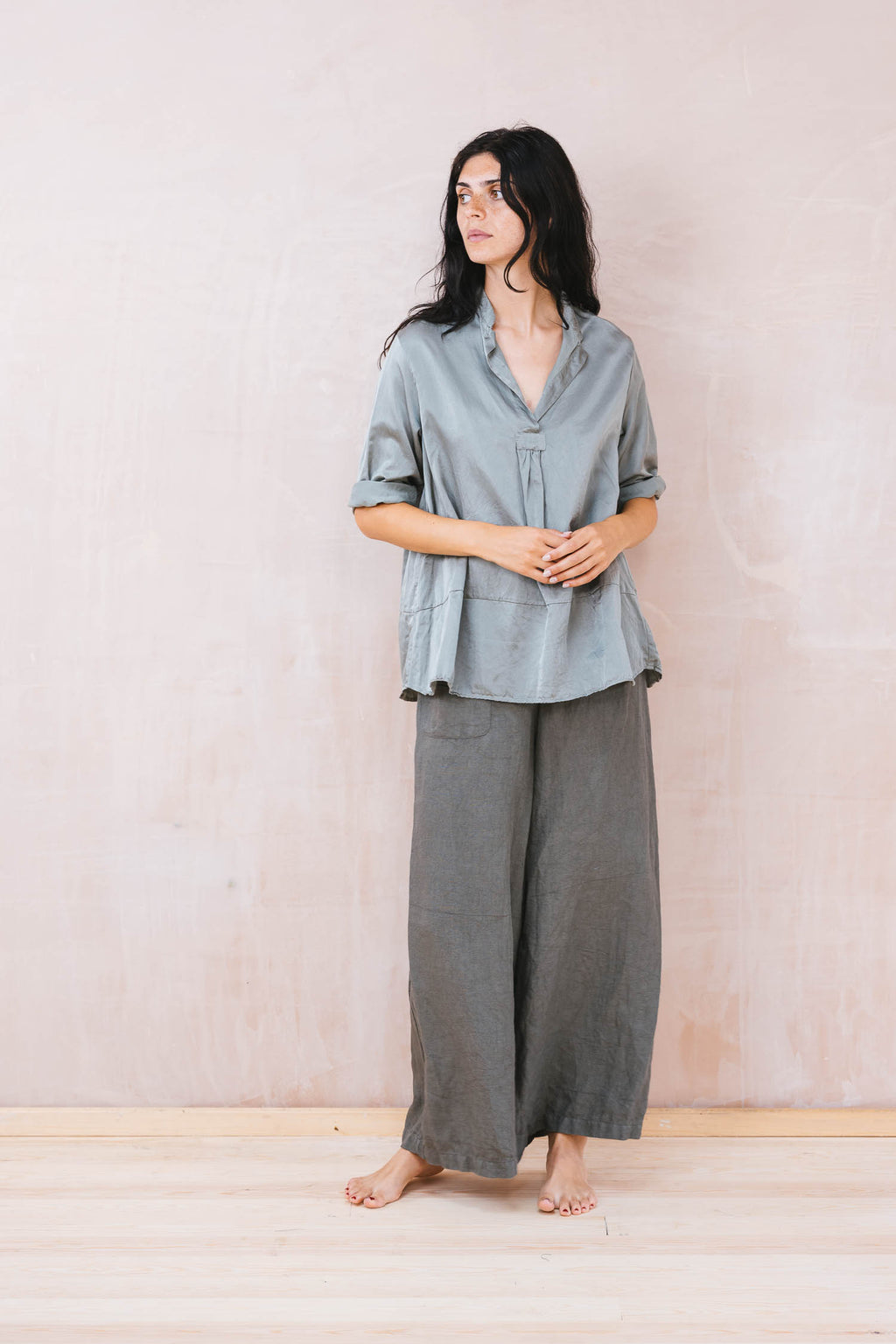 mud pants linen