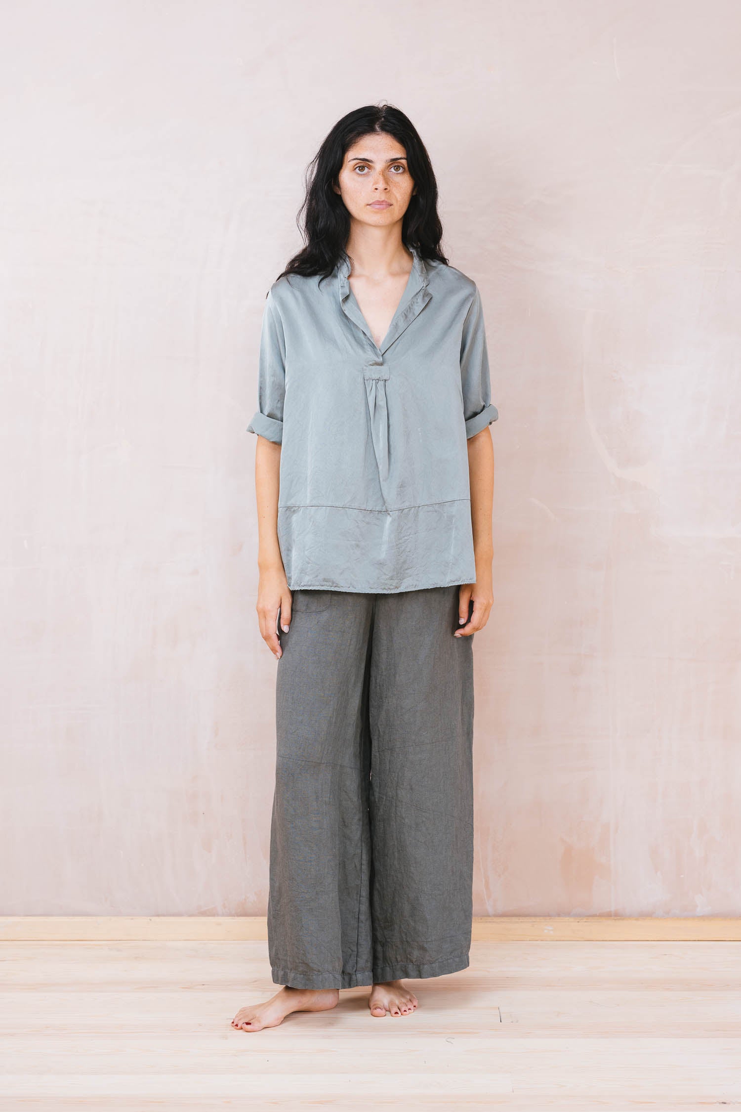 mud pants linen