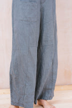 tailored line pants linen